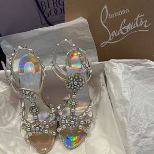Christian Louboutin | Shoes | Christian Louboutin Peep Toe Mary Jane |  Poshmark